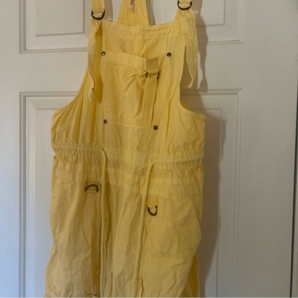 Free People Gracie Skirtall Size M in Golden Haze Yellow - Picture 4 of 7